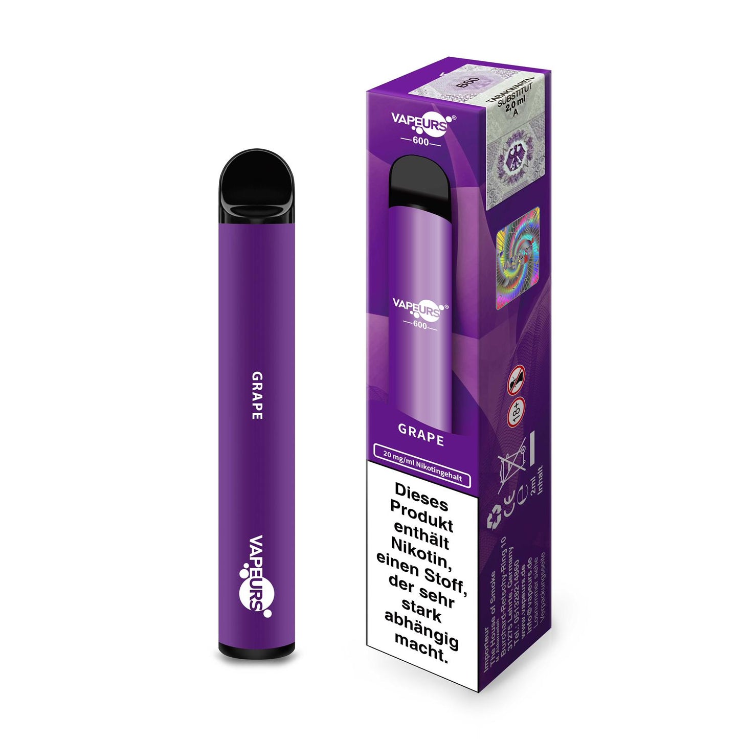 VAPEURS – GRAPE 10 Stk.